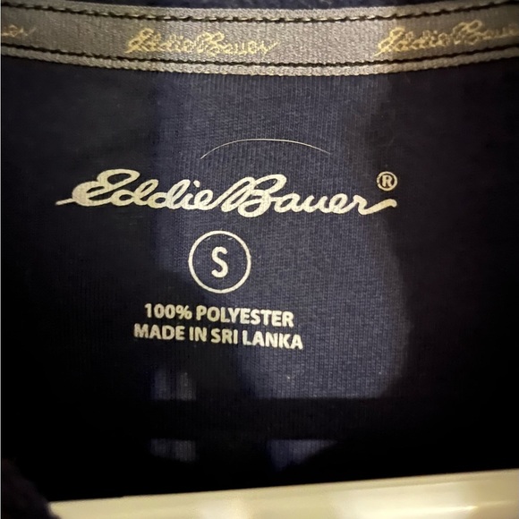 Eddie Bauer Blue and Gray Zip-Up Jacket Small - Picture 2 of 5